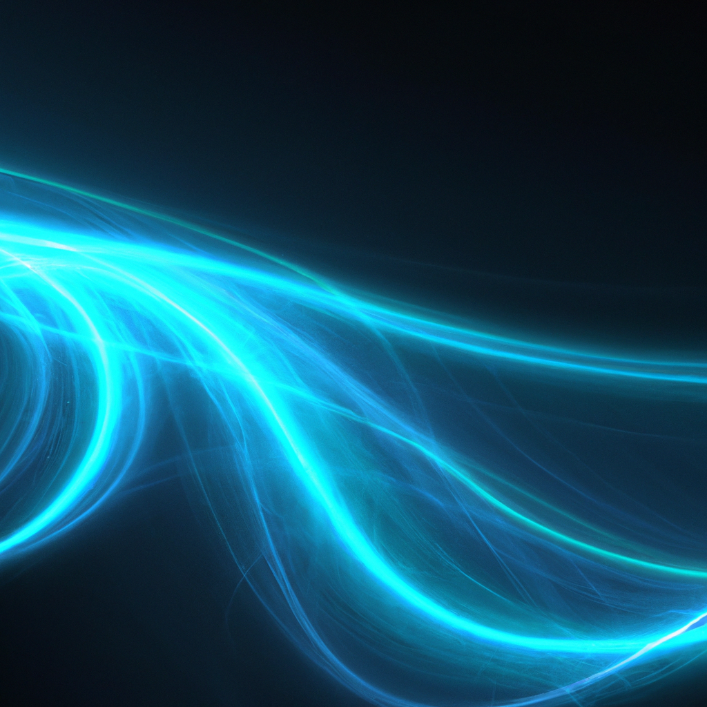 Fondo abstracto con ondas cian